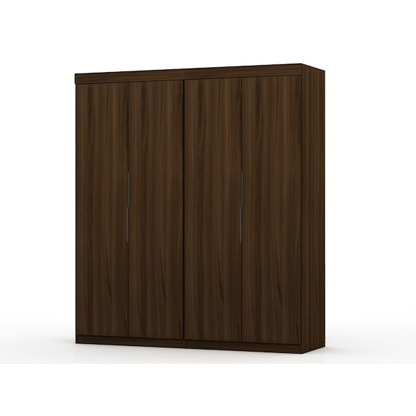 Manhattan Comfort Mulberry 2.0 Wardrobe Closet, Brown 121GMC5 - main